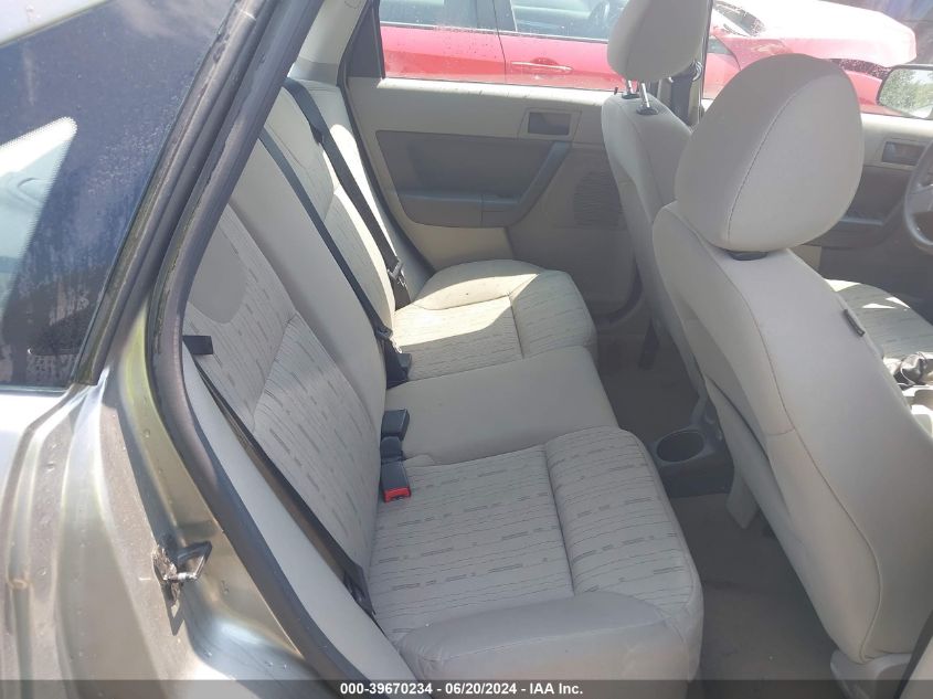 2008 Ford Focus Se/Ses VIN: 1FAHP35N78W210372 Lot: 39670234