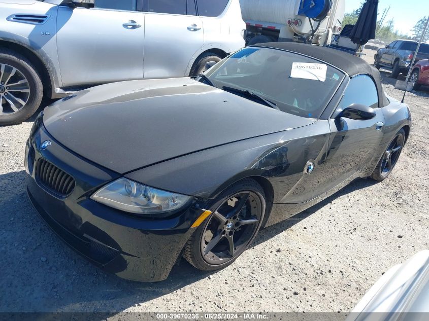 2006 BMW Z4 3.0Si VIN: 4USBU535X6LX00479 Lot: 39670236