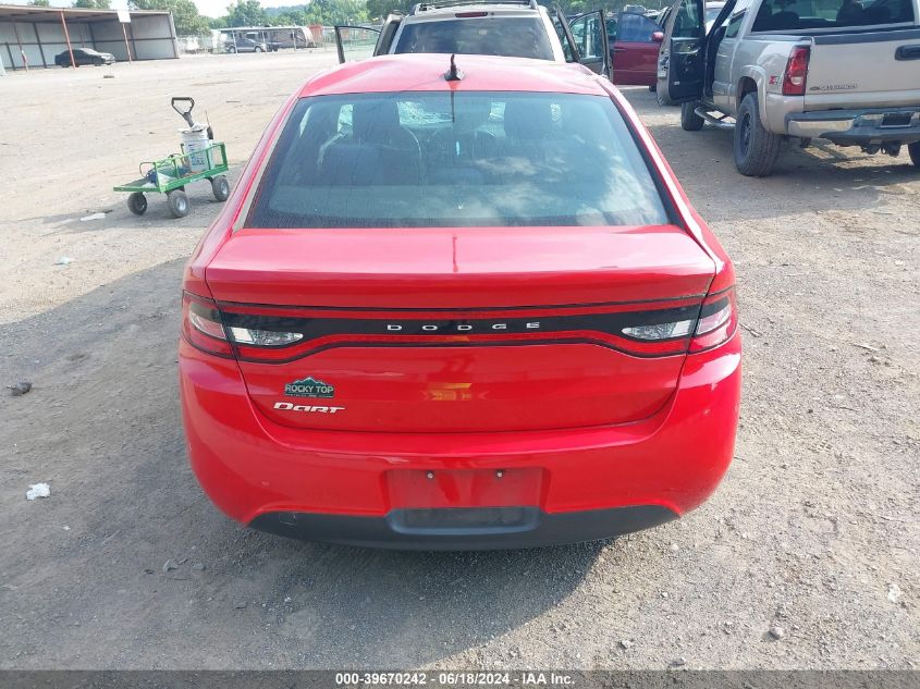 2016 Dodge Dart Se VIN: 1C3CDFAA1GD736478 Lot: 39670242