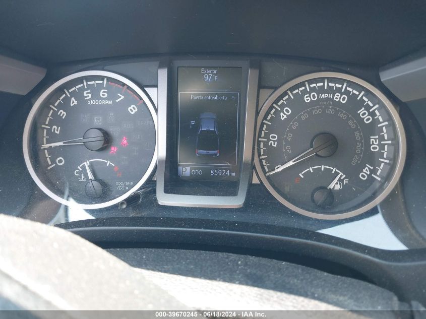 2016 Toyota Tacoma Sr5 V6 VIN: 3TMCZ5AN9GM027716 Lot: 39670245