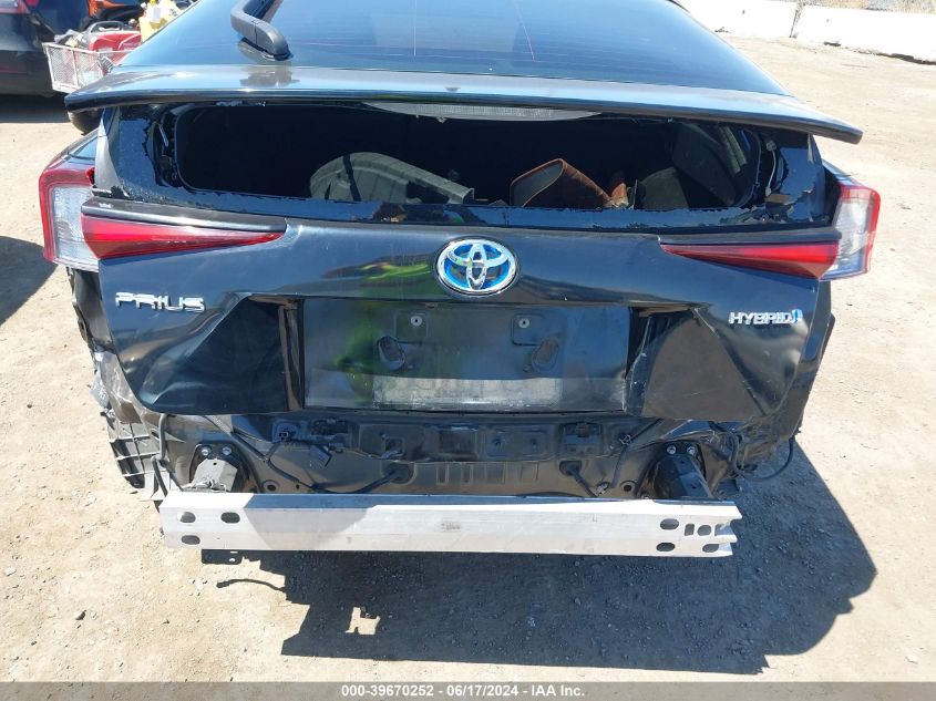 2022 Toyota Prius Le VIN: JTDKAMFU0N3154575 Lot: 39670252