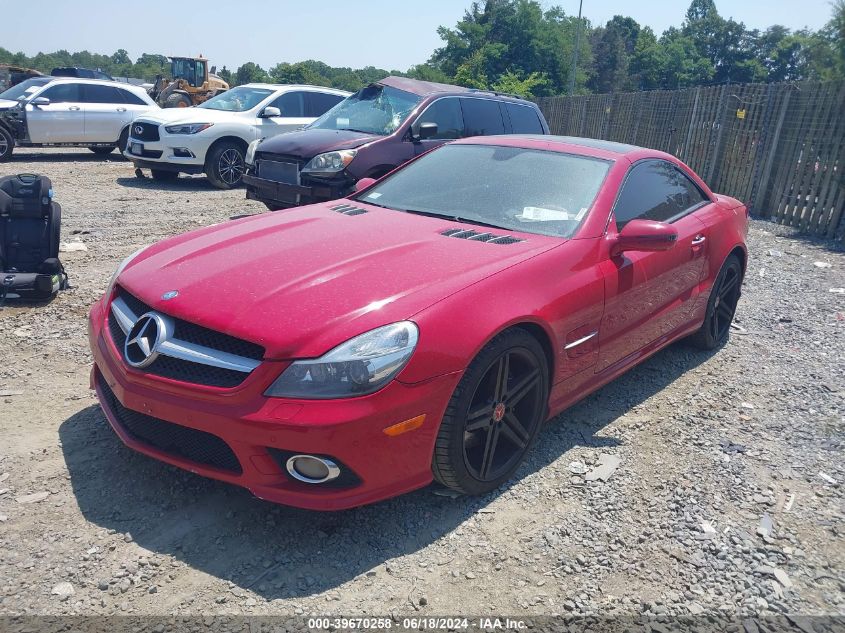 2009 Mercedes-Benz Sl 550 VIN: WDBSK71F39F148702 Lot: 39670258