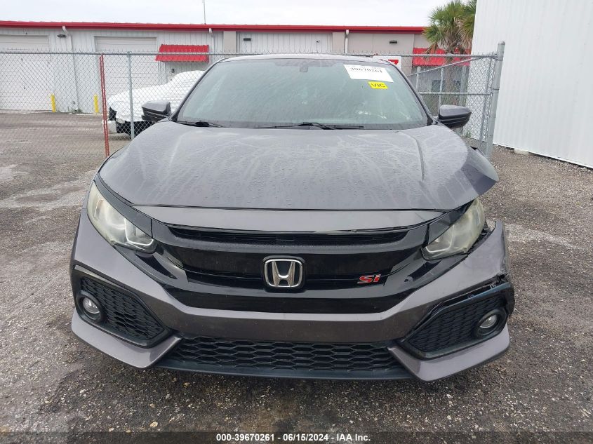 2018 Honda Civic Si VIN: 2HGFC3A58JH756638 Lot: 39670261
