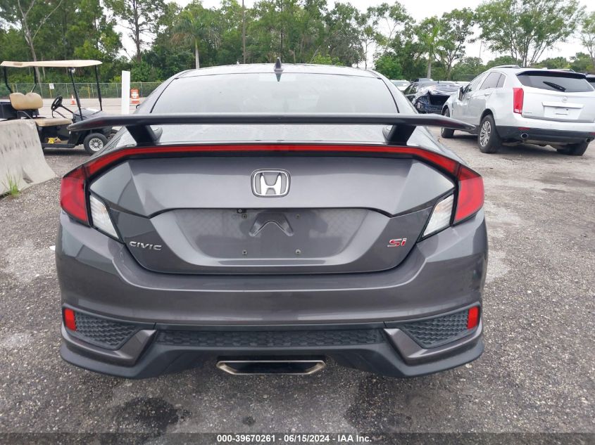 2018 Honda Civic Si VIN: 2HGFC3A58JH756638 Lot: 39670261
