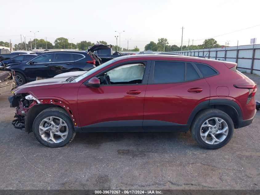 2024 Chevrolet Trax Fwd Sp VIN: KL77LFE21RC031494 Lot: 39670267