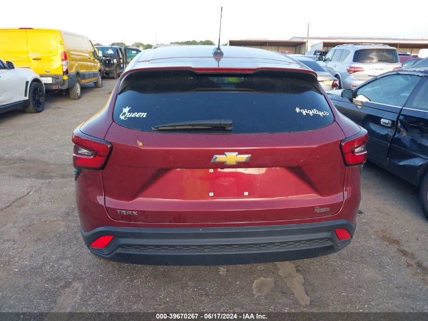 2024 Chevrolet Trax Fwd Sp VIN: KL77LFE21RC031494 Lot: 39670267