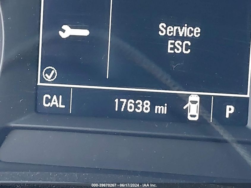 2024 Chevrolet Trax Fwd Sp VIN: KL77LFE21RC031494 Lot: 39670267