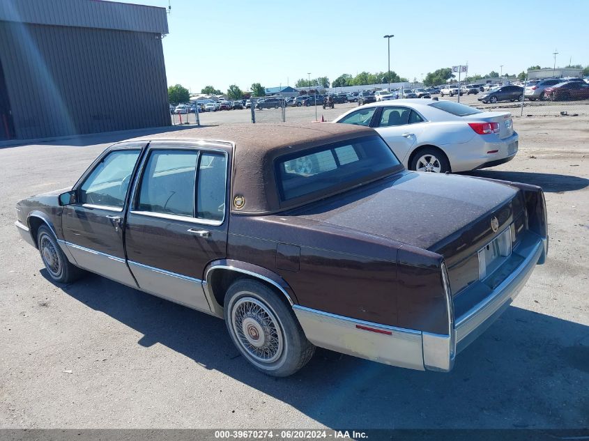 1990 Cadillac Deville VIN: 1G6CD5336L4267681 Lot: 39670274