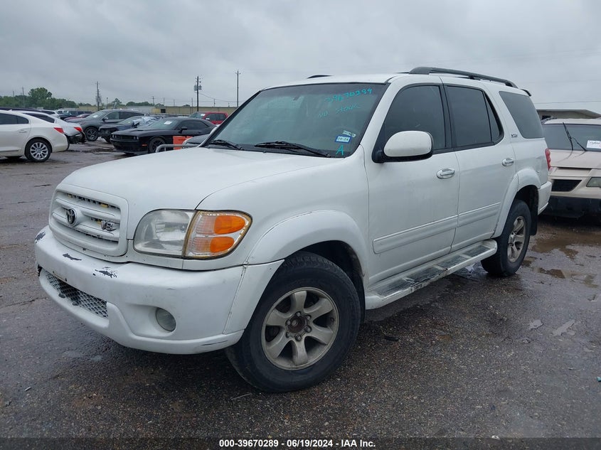 2004 Toyota Sequoia Sr5 V8 VIN: 5TDZT34A74S217406 Lot: 39670289