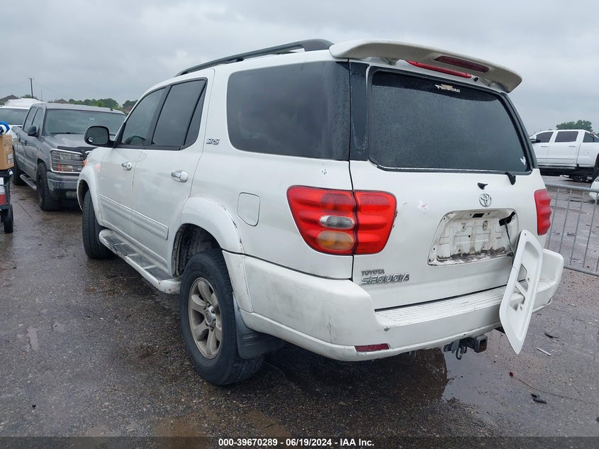 2004 Toyota Sequoia Sr5 V8 VIN: 5TDZT34A74S217406 Lot: 39670289
