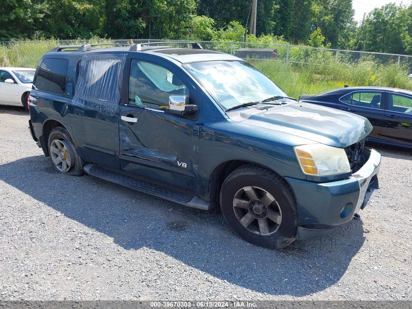 2005 Nissan Armada Le VIN: 5N1AA08B05N732609 Lot: 39670303
