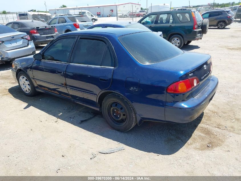 2002 Toyota Corolla S VIN: 1NXBR12E02Z626524 Lot: 39670305