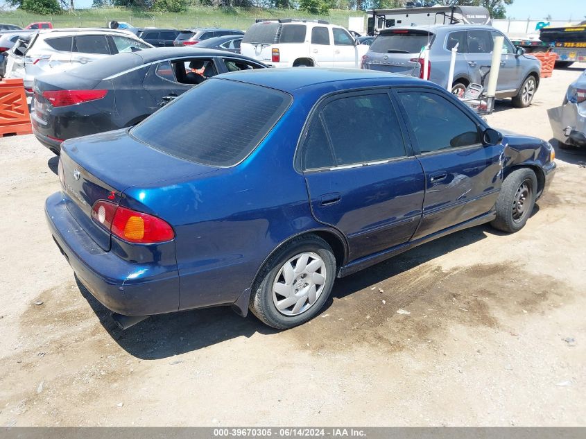 2002 Toyota Corolla S VIN: 1NXBR12E02Z626524 Lot: 39670305