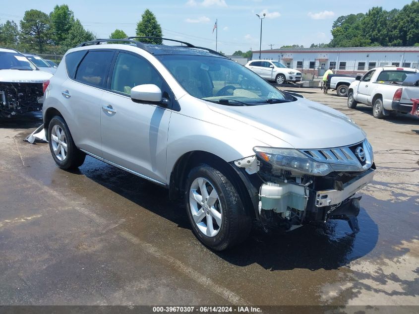 2009 Nissan Murano Sl VIN: JN8AZ18U69W013177 Lot: 39670307