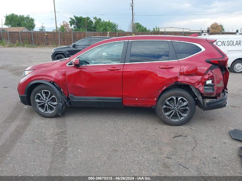 2022 Honda Cr-V Awd Ex VIN: 2HKRW2H55NH652446 Lot: 39670315