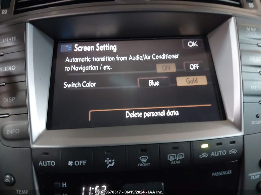 2006 Lexus Is 350 VIN: JTHBE262662003236 Lot: 39670317