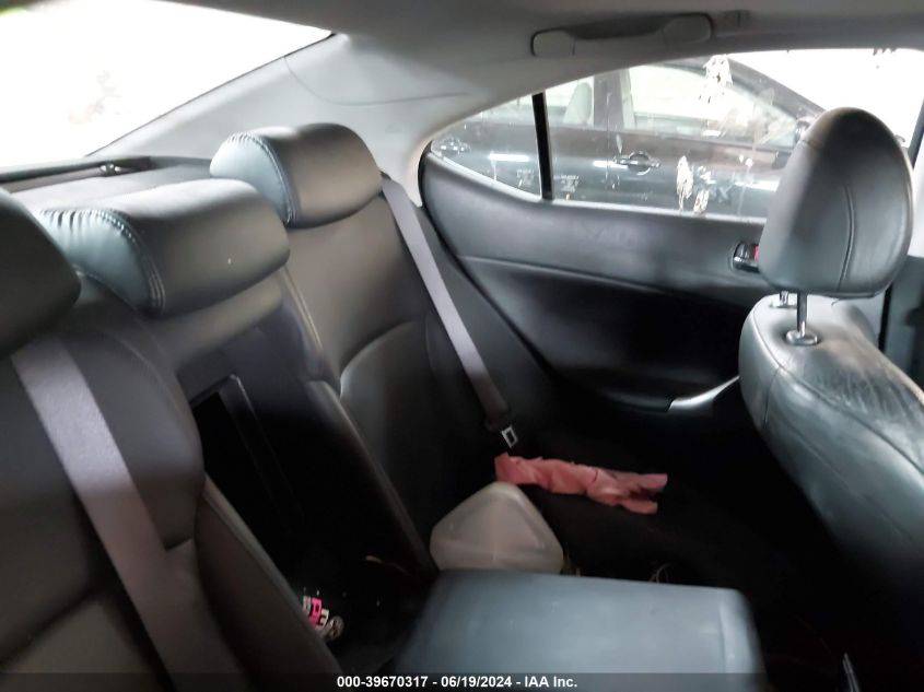 2006 Lexus Is 350 VIN: JTHBE262662003236 Lot: 39670317