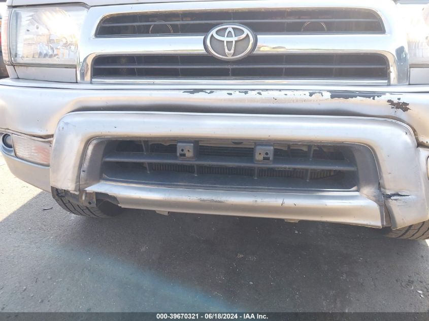 2000 Toyota 4Runner Limited V6 VIN: JT3HN87R8Y9042418 Lot: 39670321