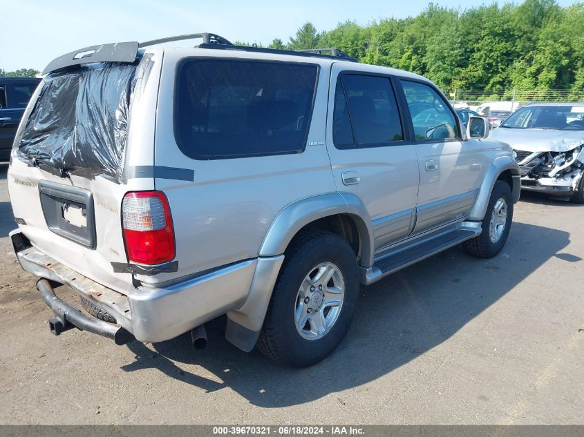 2000 Toyota 4Runner Limited V6 VIN: JT3HN87R8Y9042418 Lot: 39670321