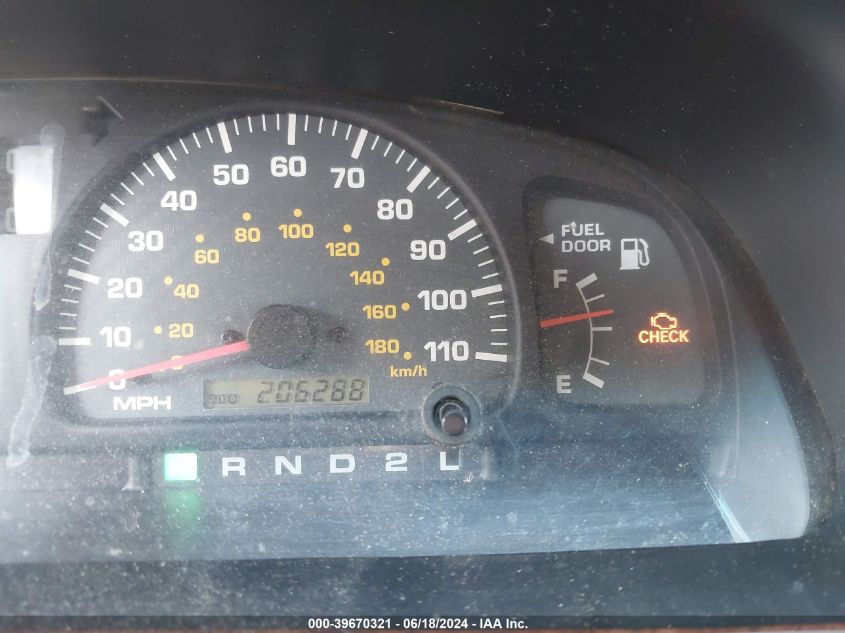 2000 Toyota 4Runner Limited V6 VIN: JT3HN87R8Y9042418 Lot: 39670321