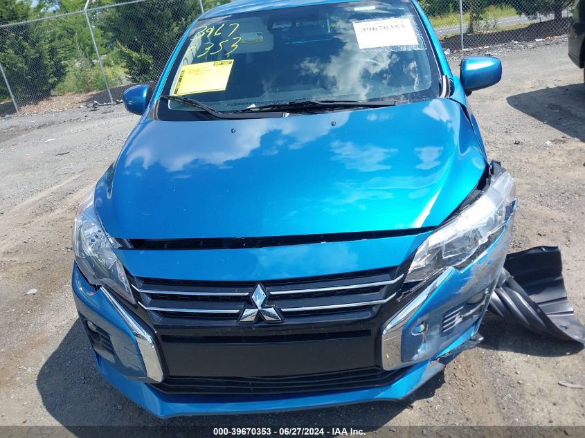 2024 Mitsubishi Mirage Es/Le VIN: ML32AUHJ4RH004449 Lot: 39670353