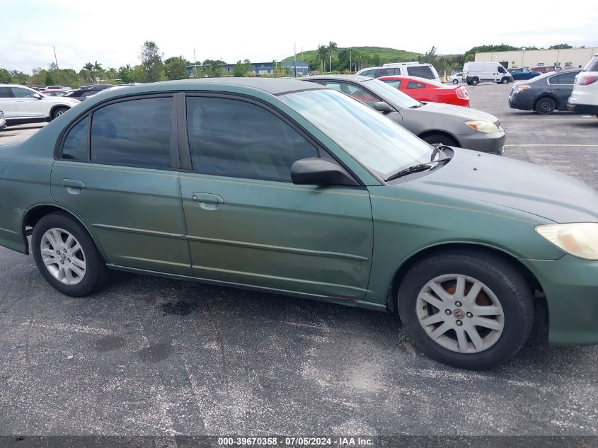 2004 Honda Civic Lx VIN: 2HGES16584H563034 Lot: 39670358