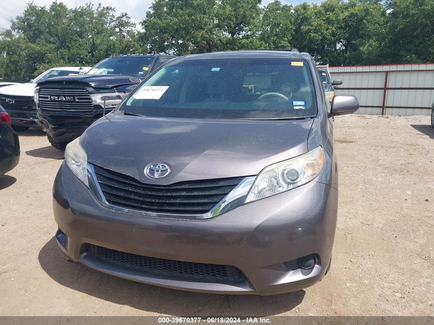 2012 Toyota Sienna Le V6 8 Passenger VIN: 5TDKK3DC4CS229212 Lot: 39670377