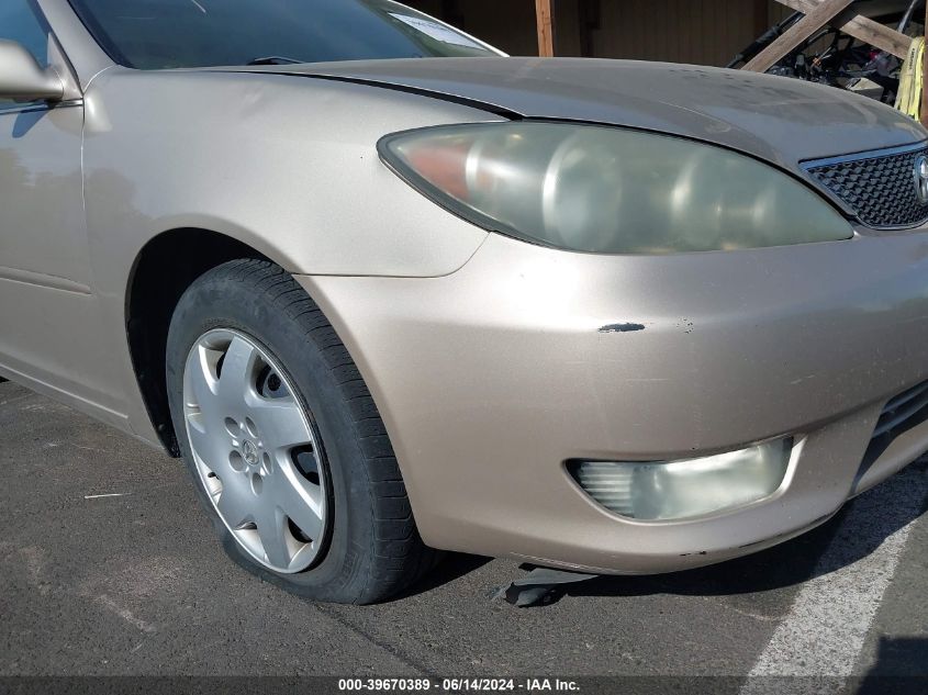 2005 Toyota Camry Se VIN: 4T1BE32K05U077019 Lot: 39670389