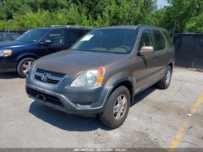 2002 Honda Cr-V Ex VIN: JHLRD78882C056481 Lot: 39670393