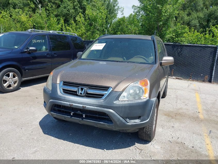 2002 Honda Cr-V Ex VIN: JHLRD78882C056481 Lot: 39670393