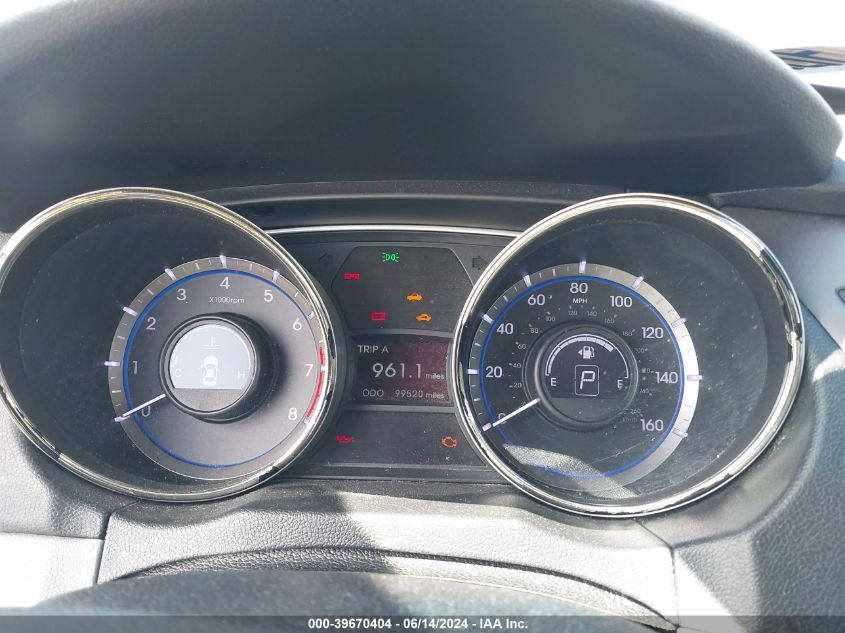 2013 Hyundai Sonata Se VIN: 5NPEC4AC9DH669163 Lot: 39670404