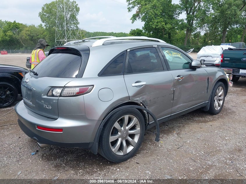 2005 Infiniti Fx35 VIN: JNRAS08W65X214559 Lot: 39670406