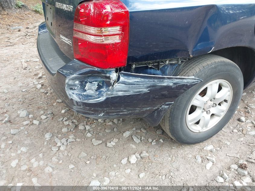 2002 Toyota Highlander V6 VIN: JTEHF21A220076046 Lot: 39670418