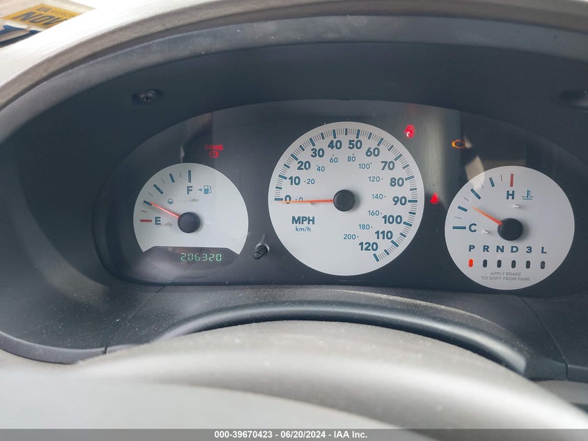 2007 Chrysler Town & Country VIN: 1A8GJ45R37B186098 Lot: 39670423