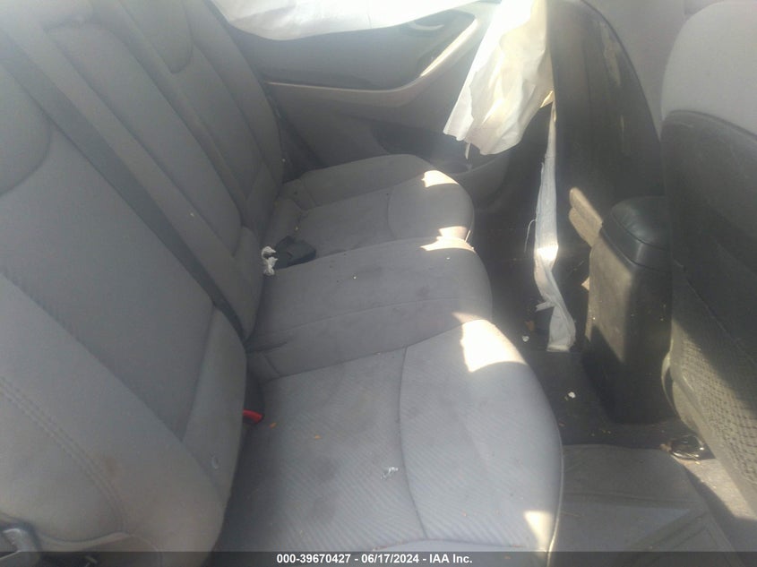 2013 Hyundai Elantra Gls VIN: 5NPDH4AE4DH365138 Lot: 39670427