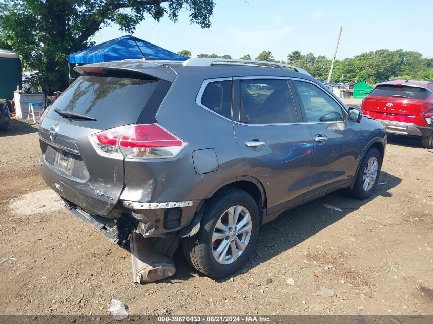 2015 Nissan Rogue Sv VIN: KNMAT2MV9FP550486 Lot: 39670433