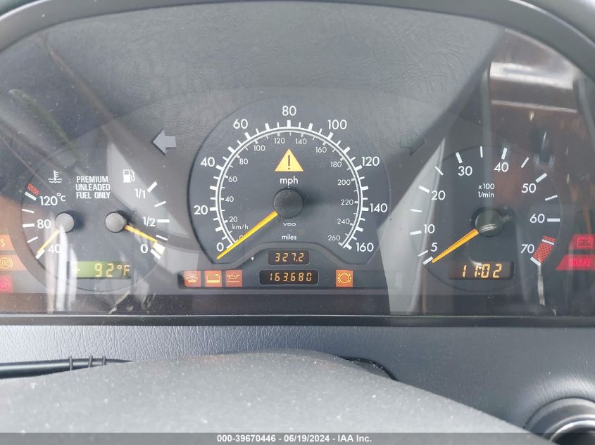 1997 Mercedes-Benz C 280 VIN: WDBHA28E6VF516054 Lot: 39670446