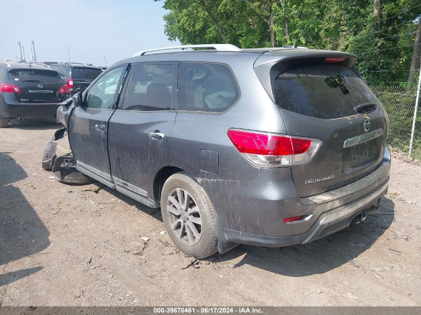 2016 Nissan Pathfinder Sl VIN: 5N1AR2MM0GC637087 Lot: 39670461