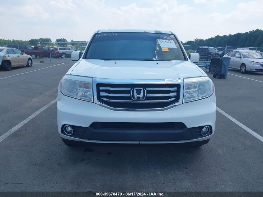 2013 Honda Pilot Ex-L VIN: 5FNYF3H54DB042651 Lot: 39670479