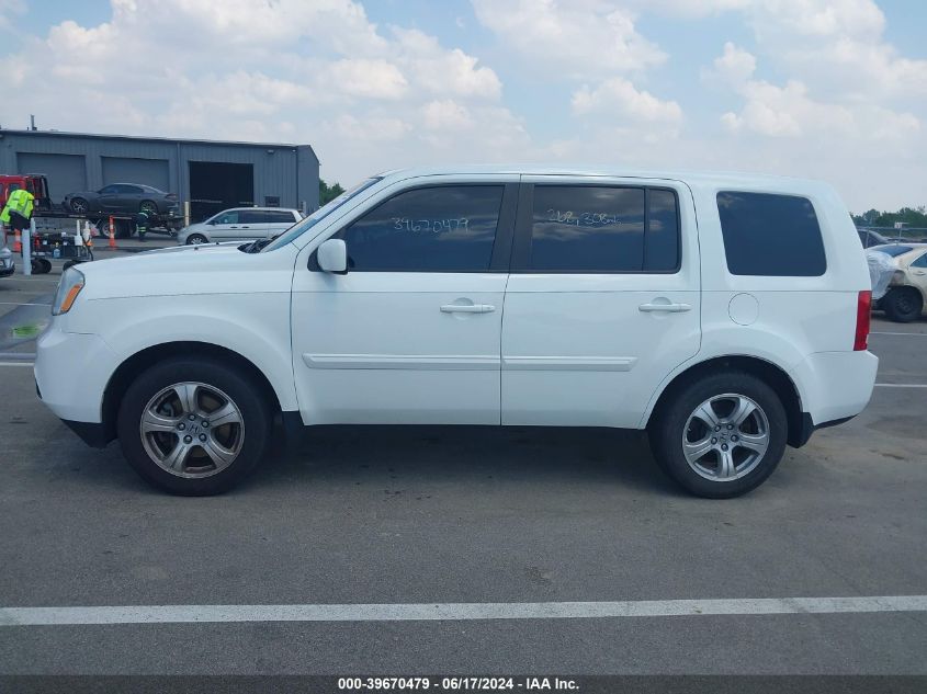 2013 Honda Pilot Ex-L VIN: 5FNYF3H54DB042651 Lot: 39670479