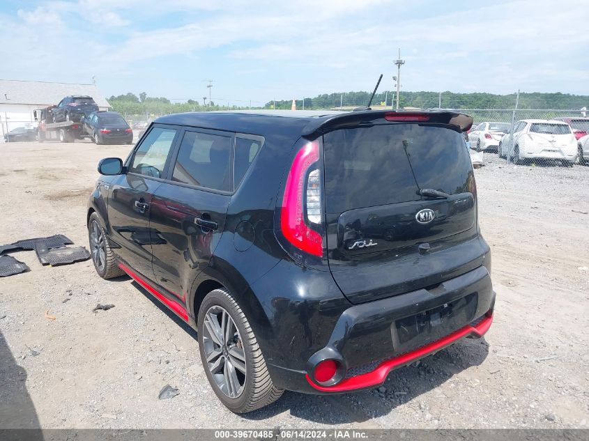 2015 Kia Soul + VIN: KNDJP3A50F7154266 Lot: 39670485