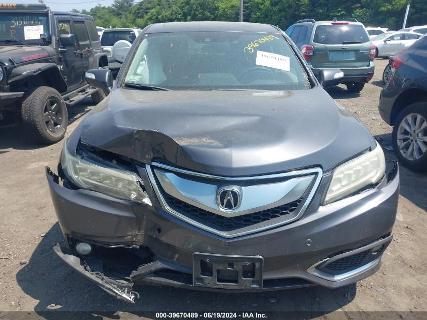 2016 Acura Rdx Advance Package VIN: 5J8TB4H7XGL011727 Lot: 39670489