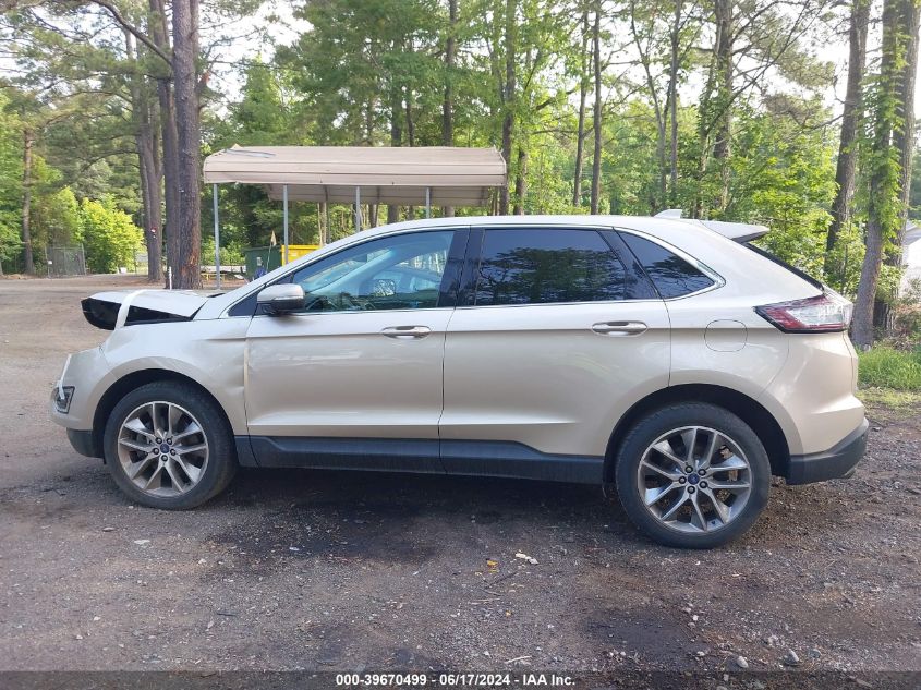 2017 Ford Edge Titanium VIN: 2FMPK4K98HBC25591 Lot: 39670499
