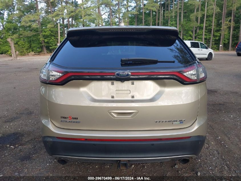 2017 Ford Edge Titanium VIN: 2FMPK4K98HBC25591 Lot: 39670499