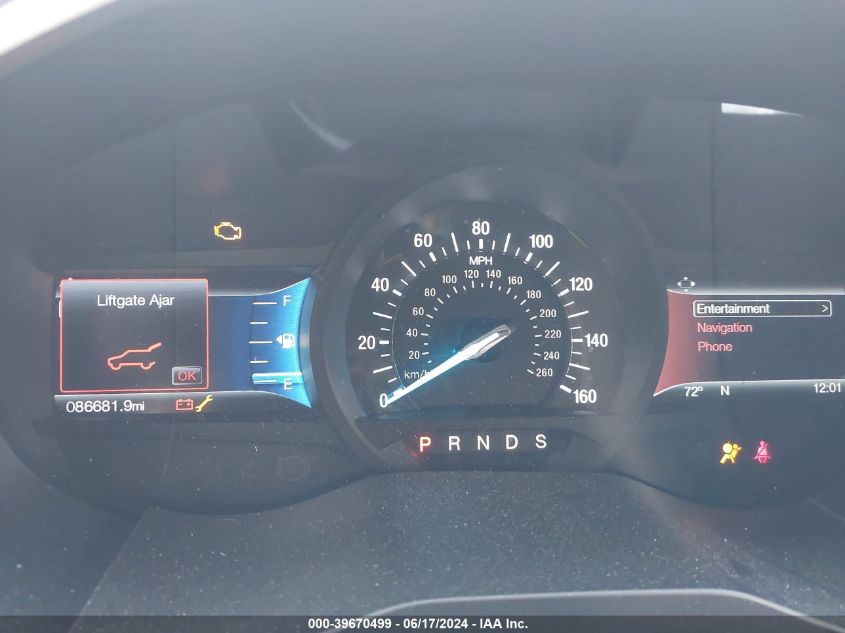 2017 Ford Edge Titanium VIN: 2FMPK4K98HBC25591 Lot: 39670499