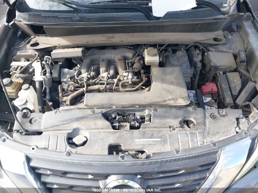 2017 Nissan Pathfinder Platinum/S/Sl/Sv VIN: 5N1DR2MM8HC610315 Lot: 39670506