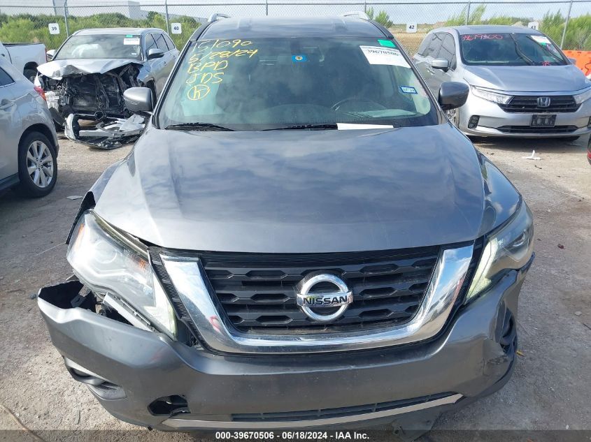 2017 Nissan Pathfinder Platinum/S/Sl/Sv VIN: 5N1DR2MM8HC610315 Lot: 39670506