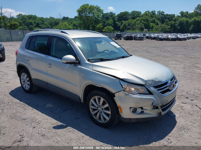 2011 Volkswagen Tiguan Se VIN: WVGAV7AX5BW532625 Lot: 39670509