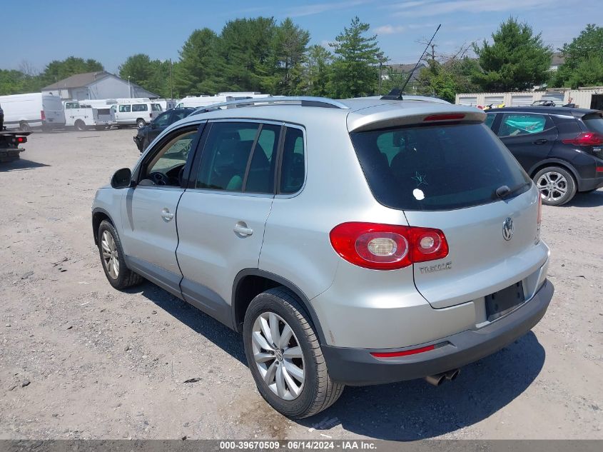 2011 Volkswagen Tiguan Se VIN: WVGAV7AX5BW532625 Lot: 39670509