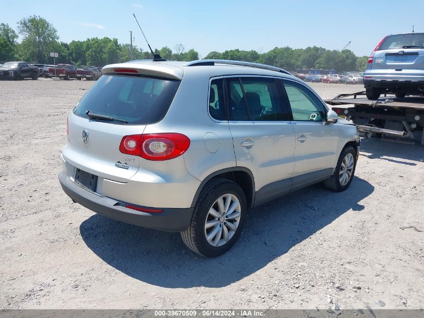 2011 Volkswagen Tiguan Se VIN: WVGAV7AX5BW532625 Lot: 39670509